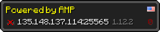 Userbar 320x64 in minecraft style for 135.148.137.114:25565