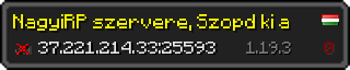 Userbar 320x64 in minecraft style for 37.221.214.33:25593