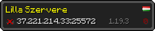 Userbar 320x64 in Minecraft-Stil für den Server 37.221.214.33:25572