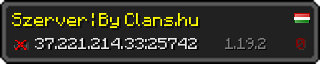 Userbar 320x64 in Minecraft-Stil für den Server 37.221.214.33:25742