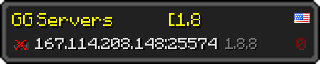 Юзербар 320x64 у стилі майнкрафт для сервера 167.114.208.148:25574