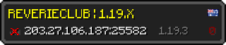 Userbar 320x64 in minecraft style for 203.27.106.187:25582