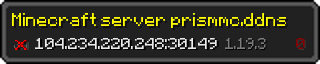 Userbar 320x64 in Minecraft-Stil für den Server 104.234.220.248:30149