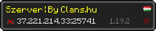 Userbar 320x64 in Minecraft-Stil für den Server 37.221.214.33:25741