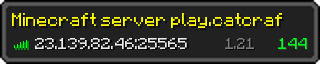 Userbar 320x64 in Minecraft-Stil für den Server 23.139.82.46:25565