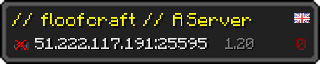 Userbar 320x64 in minecraft style for 51.222.117.191:25595