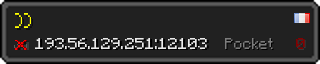 Userbar 320x64 in minecraft style for 193.56.129.251:12103