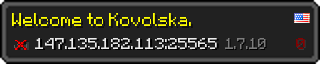 Userbar 320x64 in Minecraft-Stil für den Server 147.135.182.113:25565