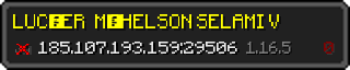 Userbar 320x64 in Minecraft-Stil für den Server 185.107.193.159:29506