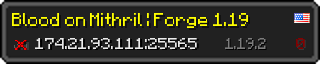 Userbar 320x64 in Minecraft-Stil für den Server 174.21.93.111:25565