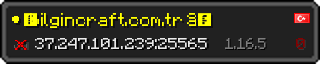 Userbar 320x64 in minecraft style for 37.247.101.239:25565