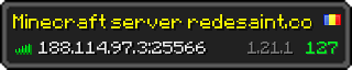 Userbar 320x64 in minecraft style for 188.114.97.3:25566