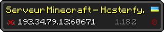 Userbar 320x64 in Minecraft-Stil für den Server 193.34.79.13:60671