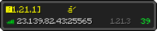 Userbar 320x64 in minecraft style for 23.139.82.43:25565