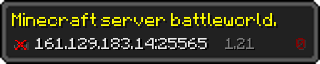 Userbar 320x64 in minecraft style for 161.129.183.14:25565