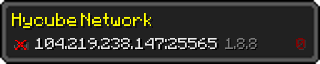 Userbar 320x64 in Minecraft-Stil für den Server 104.219.238.147:25565