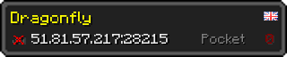 Userbar 320x64 in Minecraft-Stil für den Server 51.81.57.217:28215