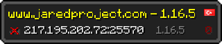 Userbar 320x64 in minecraft style for 217.195.202.72:25570