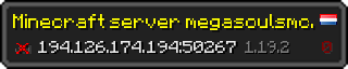 Userbar 320x64 in minecraft style for 194.126.174.194:50267