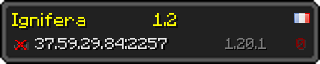 Userbar 320x64 in minecraft style for 37.59.29.84:2257