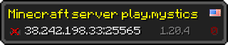 Userbar 320x64 in Minecraft-Stil für den Server 38.242.198.33:25565