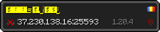 Юзербар 320x64 у стилі майнкрафт для сервера 37.230.138.16:25593
