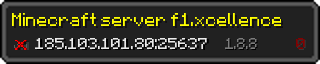 Userbar 320x64 in minecraft style for 185.103.101.80:25637