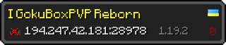 Userbar 320x64 in minecraft style for 194.247.42.181:28978