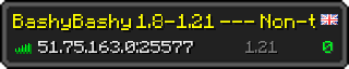 Userbar 320x64 in minecraft style for 51.75.163.0:25577