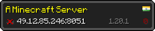 Userbar 320x64 in minecraft style for 49.12.85.246:8051