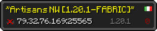 Userbar 320x64 in minecraft style for 79.32.76.169:25565