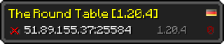 Userbar 320x64 in minecraft style for 51.89.155.37:25584