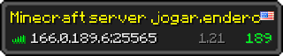 Userbar 320x64 in minecraft style for 166.0.189.6:25565