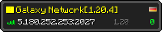 Userbar 320x64 in minecraft style for 5.180.252.253:2027