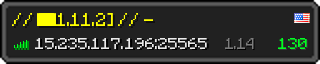 Userbar 320x64 in minecraft style for 15.235.117.196:25565