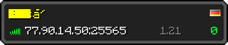 Userbar 320x64 in minecraft style for 77.90.14.50:25565