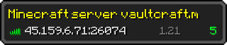 Юзербар 320x64 у стилі майнкрафт для сервера 45.159.6.71:26074