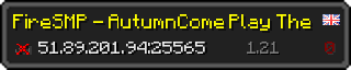 Userbar 320x64 in Minecraft-Stil für den Server 51.89.201.94:25565