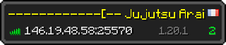 Userbar 320x64 in minecraft style for 146.19.48.58:25570