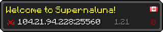 Userbar 320x64 in Minecraft-Stil für den Server 104.21.94.228:25560