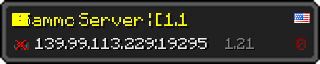 Юзербар 320x64 у стилі майнкрафт для сервера 139.99.113.229:19295