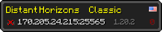 Userbar 320x64 in minecraft style for 170.205.24.215:25565