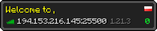 Userbar 320x64 in minecraft style for 194.153.216.145:25500