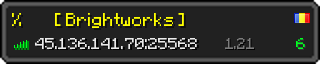 Userbar 320x64 in minecraft style for 45.136.141.70:25568