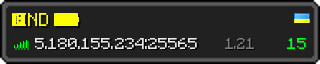 Юзербар 320x64 у стилі майнкрафт для сервера 5.180.155.234:25565