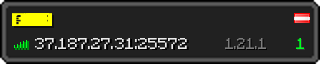 Userbar 320x64 in minecraft style for 37.187.27.31:25572