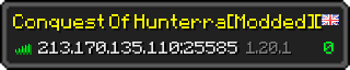 Userbar 320x64 in minecraft style for 213.170.135.110:25585