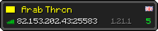 Userbar 320x64 in Minecraft-Stil für den Server 82.153.202.43:25583