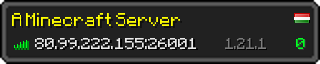 Userbar 320x64 in minecraft style for 80.99.222.155:26001