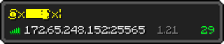 Userbar 320x64 in minecraft style for 172.65.248.152:25565